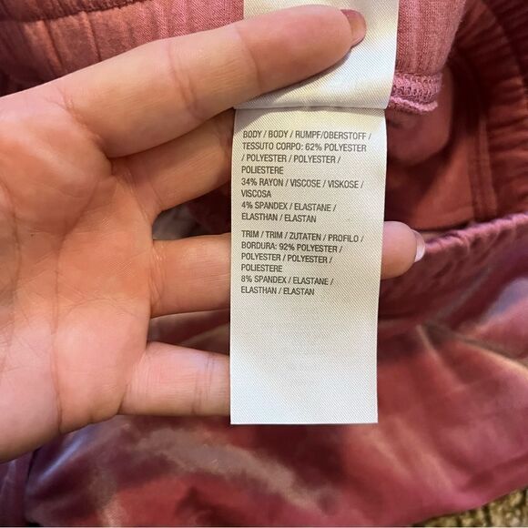 NWOT All Worthy Hunter McGrady Mixed Media Velvet Jogger - Picture 8 of 10